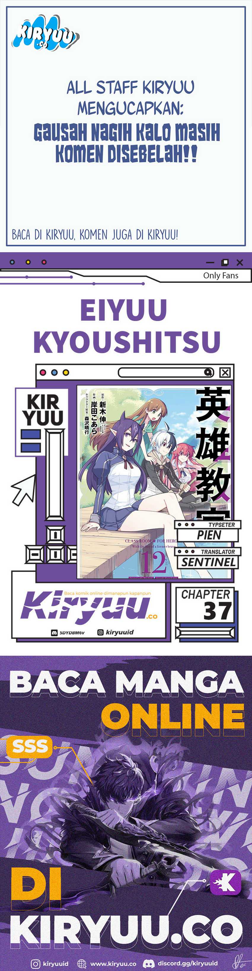 Baca Komik Eiyuu Kyoushitsu Chapter 37 Gambar 1