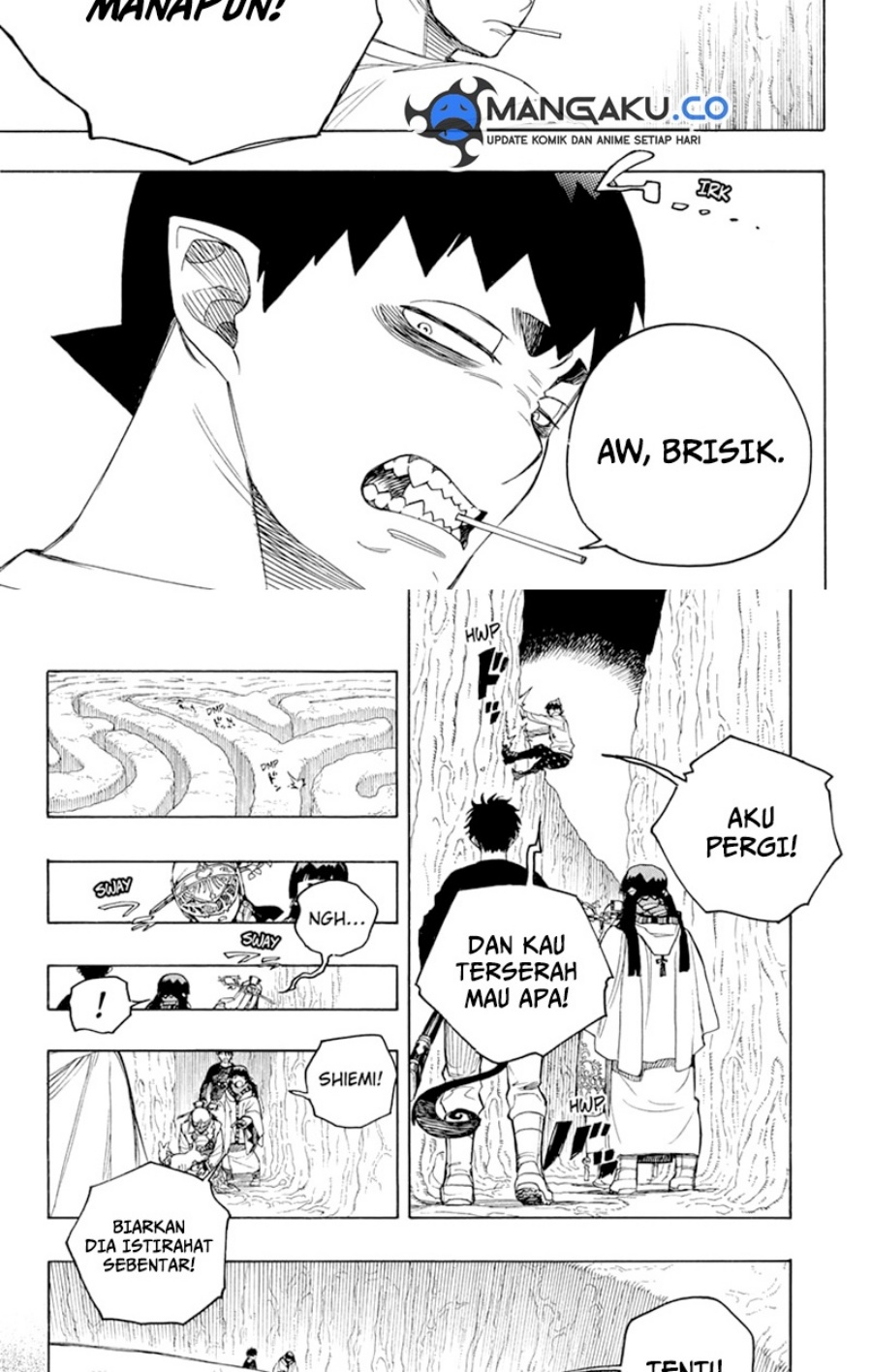 Baca Manga Ao no Exorcist Chapter 156.2 Gambar 2