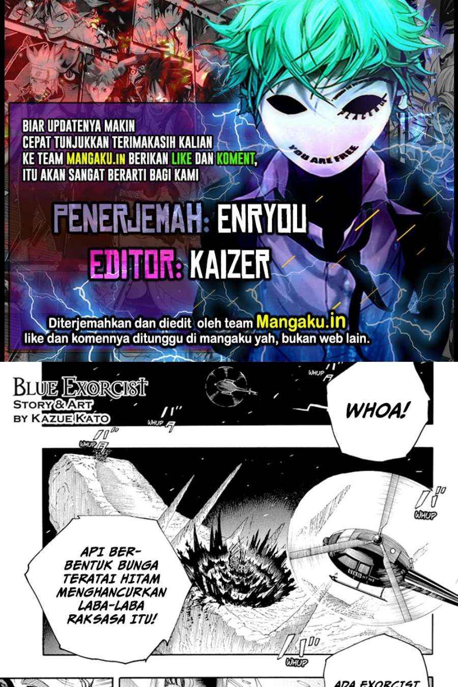 Baca Komik Ao no Exorcist Chapter 156.1 Gambar 1