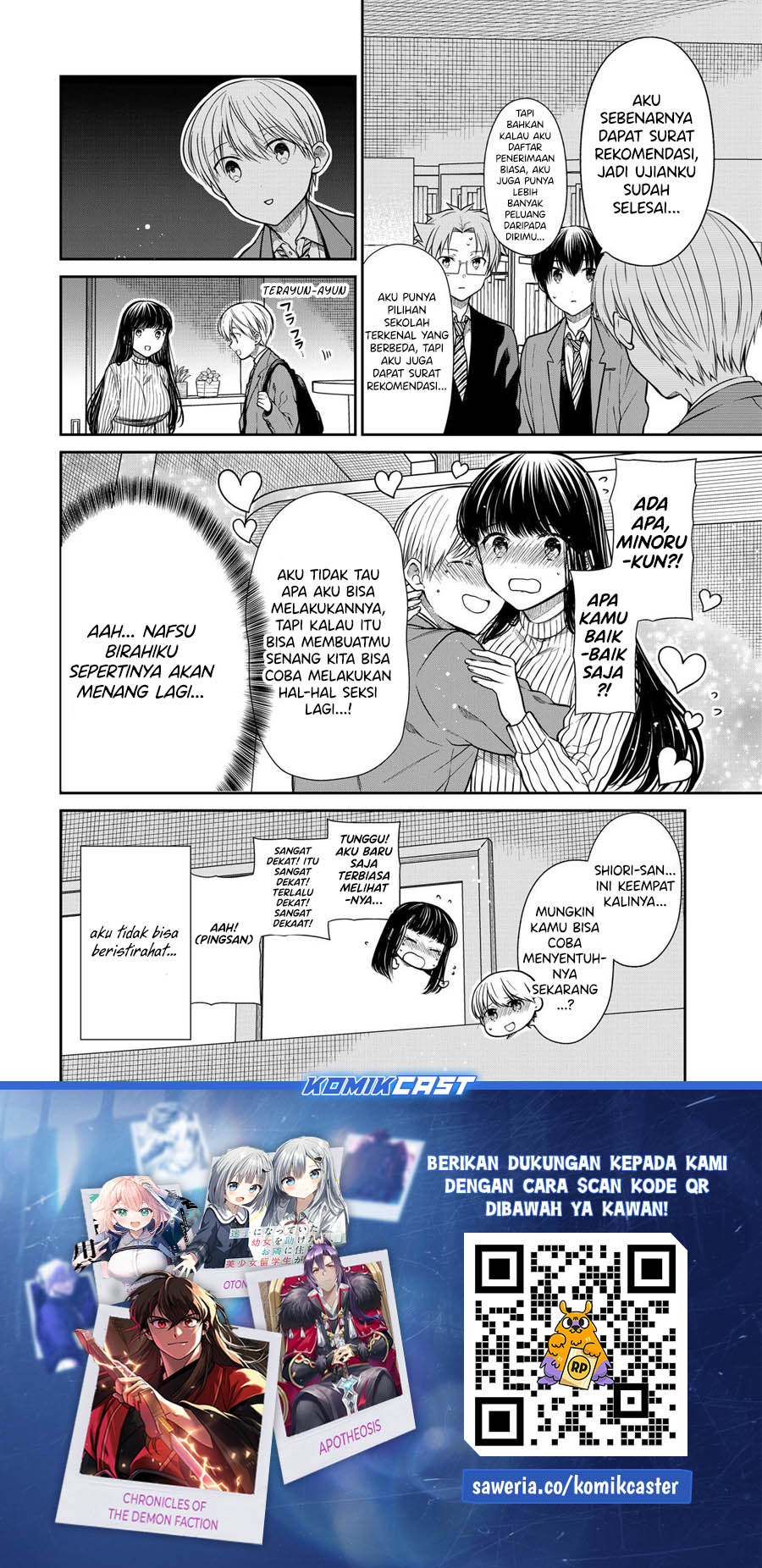 Danshi Koukousei wo Yashinaitai Onee-san no Hanashi Chapter 334 Gambar 5