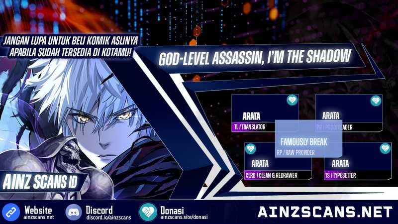 Baca Komik God-level Assassin, I’m the Shadow Chapter 16 Gambar 1