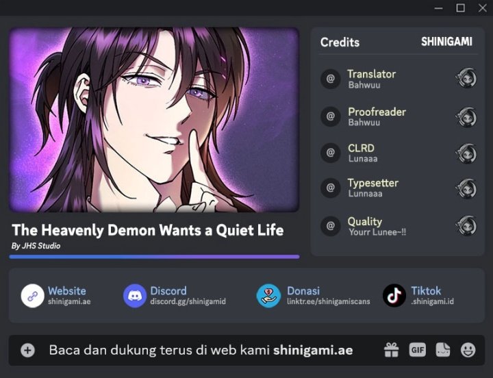 Baca Komik The Heavenly Demon Wants A Quiet Life Chapter 30 Gambar 1