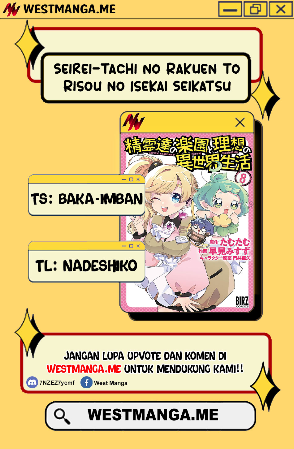 Seirei-tachi no Rakuen to Risou no Isekai Seikatsu Chapter 73 Gambar 4