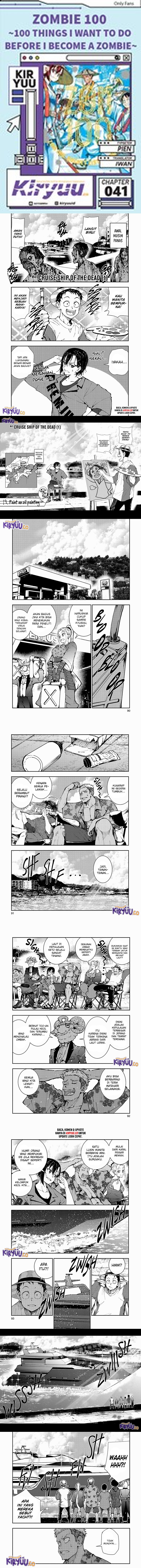Baca Komik Zombie 100 ~Zombie ni Naru Made ni Shitai 100 no Koto~ Chapter 41 Gambar 1