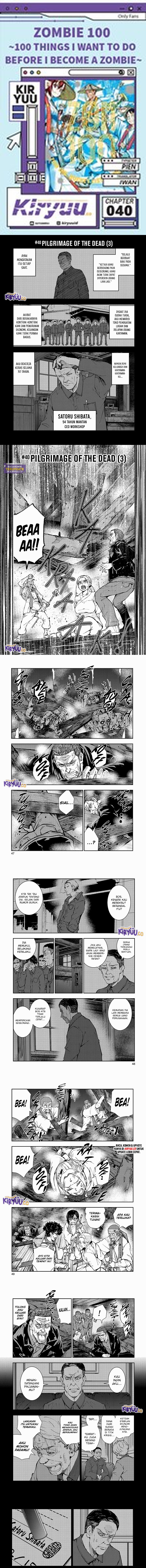 Baca Komik Zombie 100 ~Zombie ni Naru Made ni Shitai 100 no Koto~ Chapter 40 Gambar 1