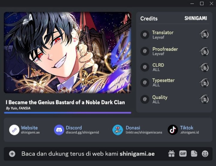 Baca Komik I Became The Genius Bastard Of A Noble Dark Clan Chapter 30 Gambar 1