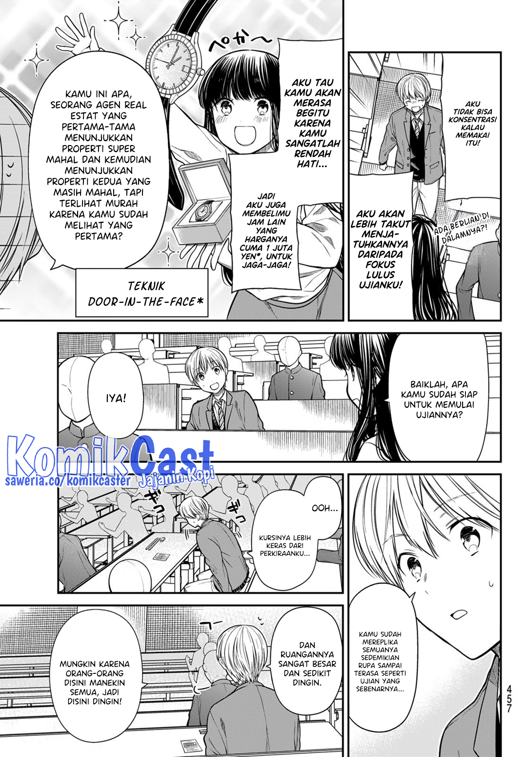 Danshi Koukousei wo Yashinaitai Onee-san no Hanashi Chapter 341 Gambar 4