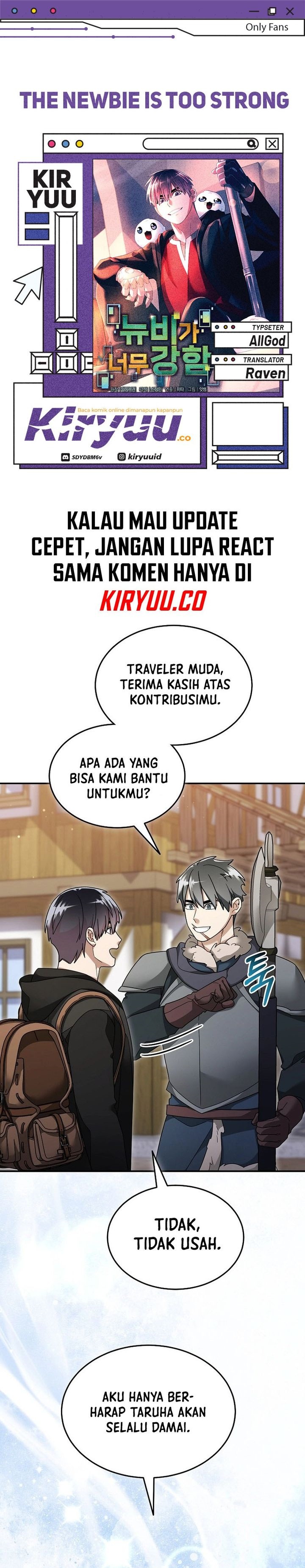 Baca Komik The Newbie Is Too Strong Chapter 122 Gambar 1
