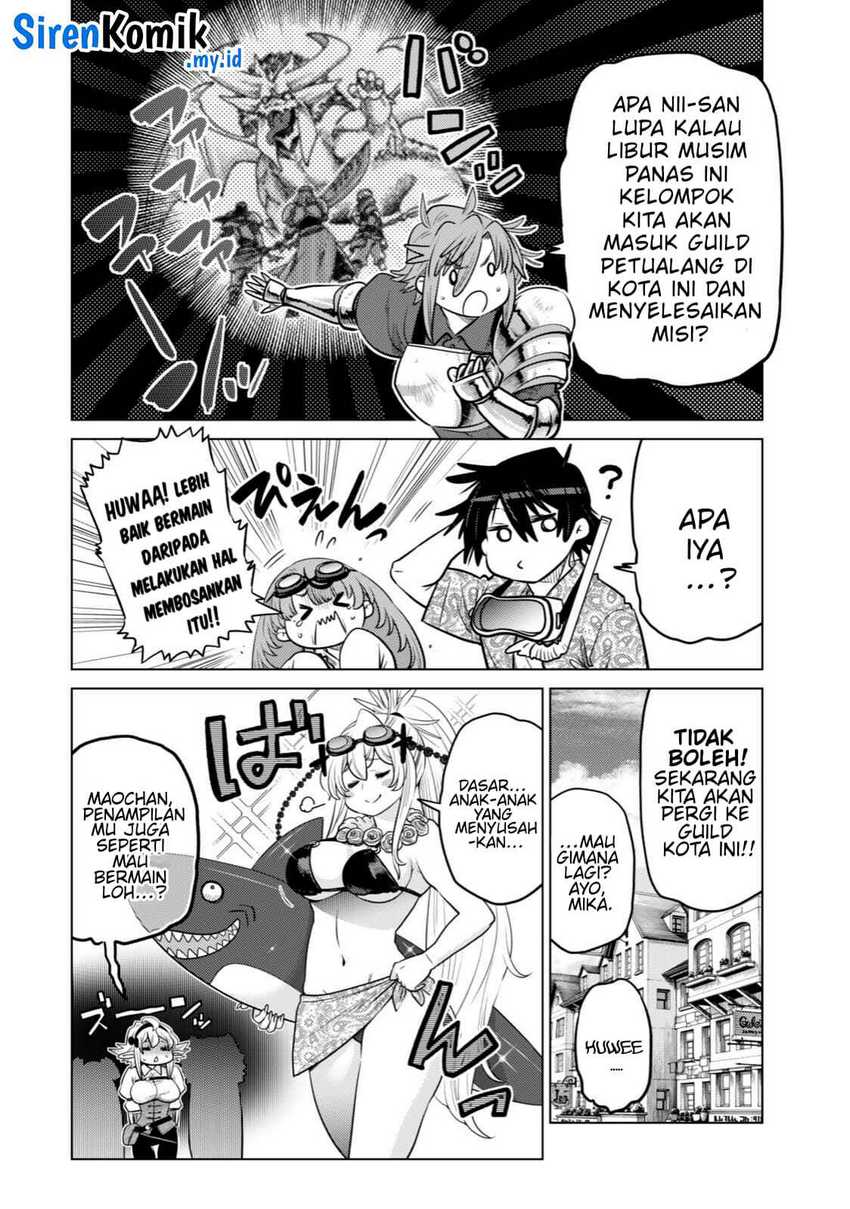 Ochikobore Datta Ani Ga Jitsuha Saikyou: Shijou Saikyou No Yuusha Wa Tensei-shi, Gakuen De Mujikaku Ni Musou Suru Chapter 35 Gambar 11