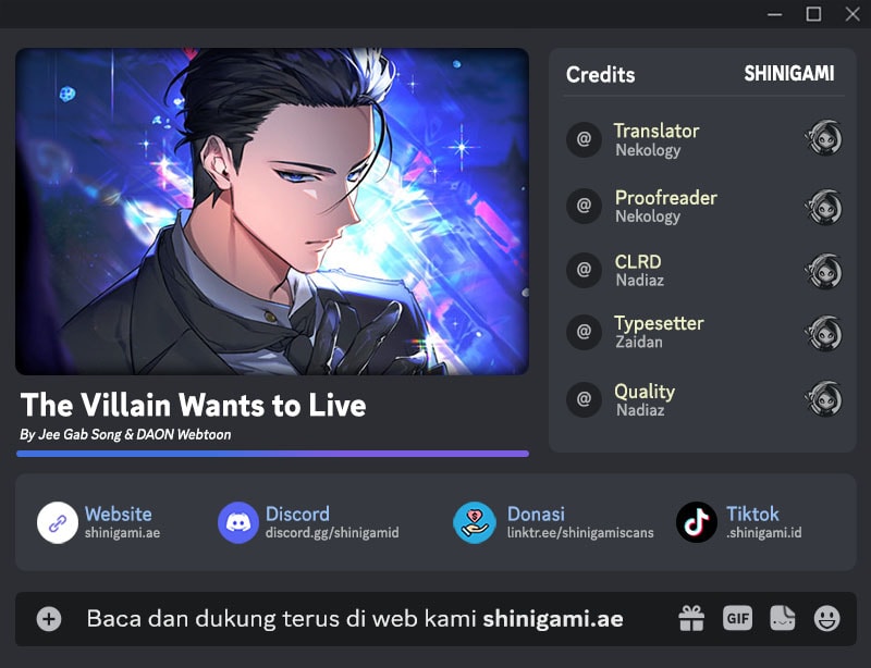 Baca Komik The Villain Wants To Live Chapter 34 Gambar 1