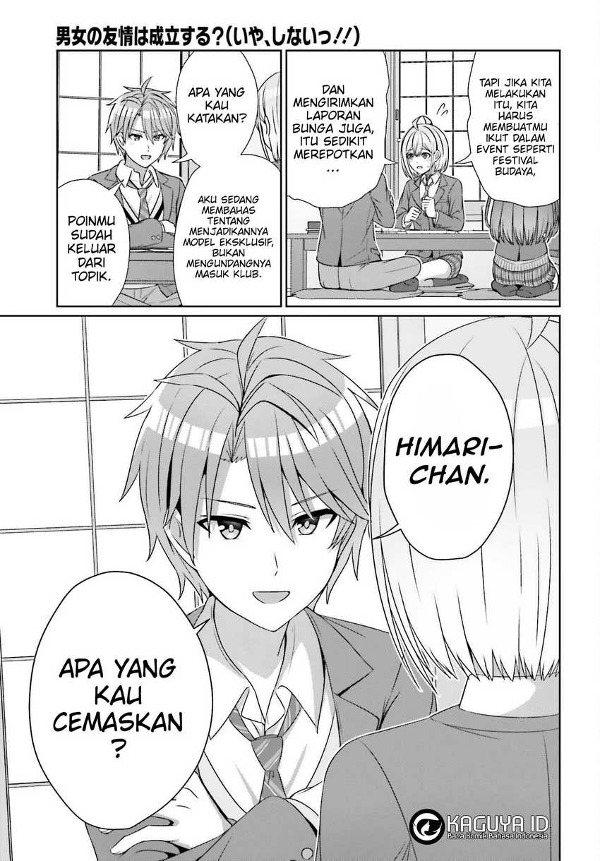 Danjou no Yuujou wa Seiritsu Suru? (Iya, Shinai!!) Chapter 22 Gambar 14