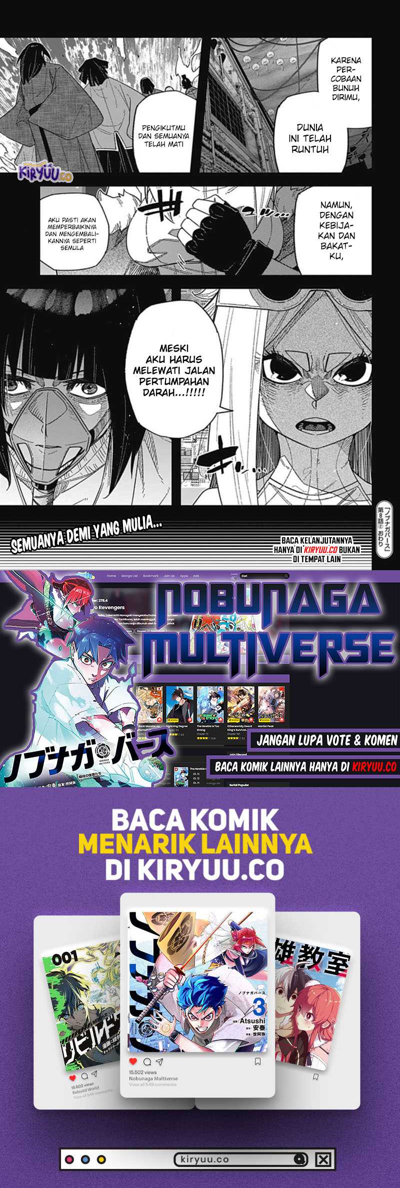 Nobunaga Multiverse Chapter 8.2 Gambar 13