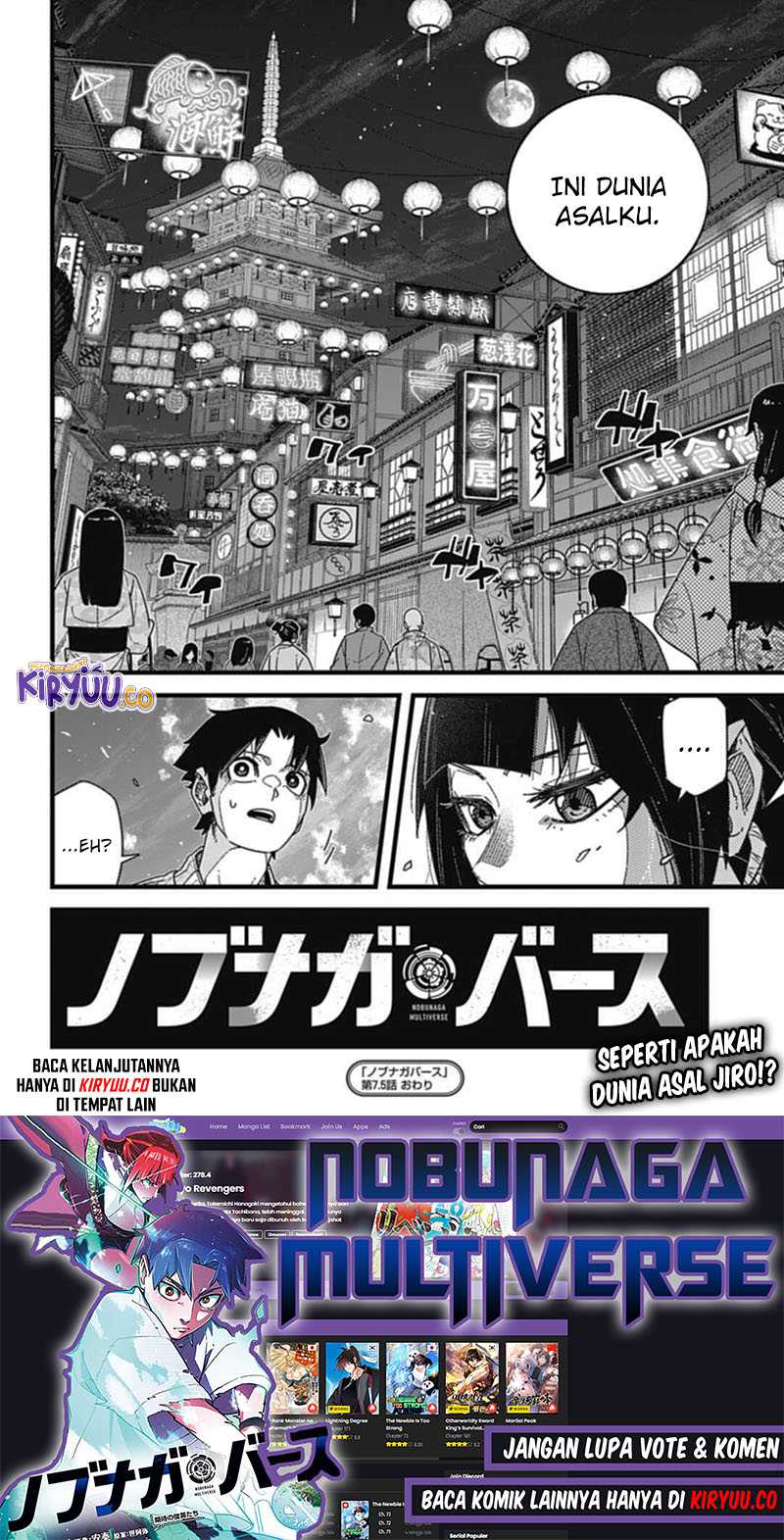 Nobunaga Multiverse Chapter 7.5 Gambar 9