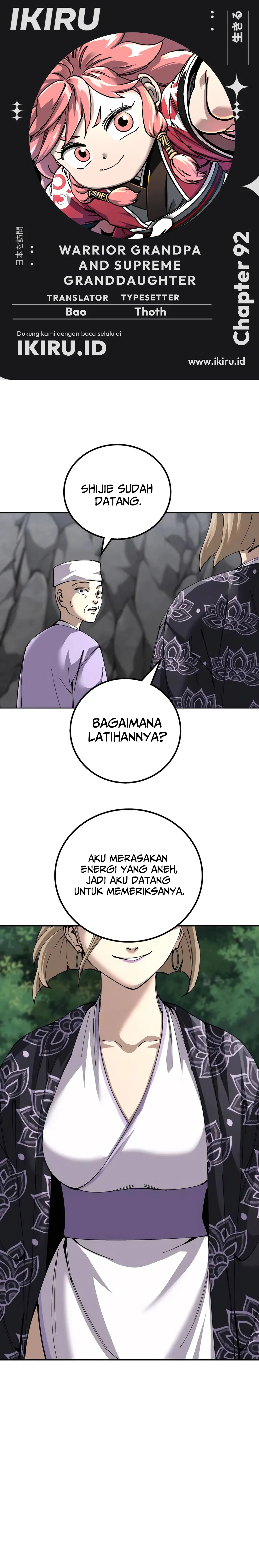 Baca Komik Warrior Grandpa and Supreme Granddaughter Chapter 92 Gambar 1