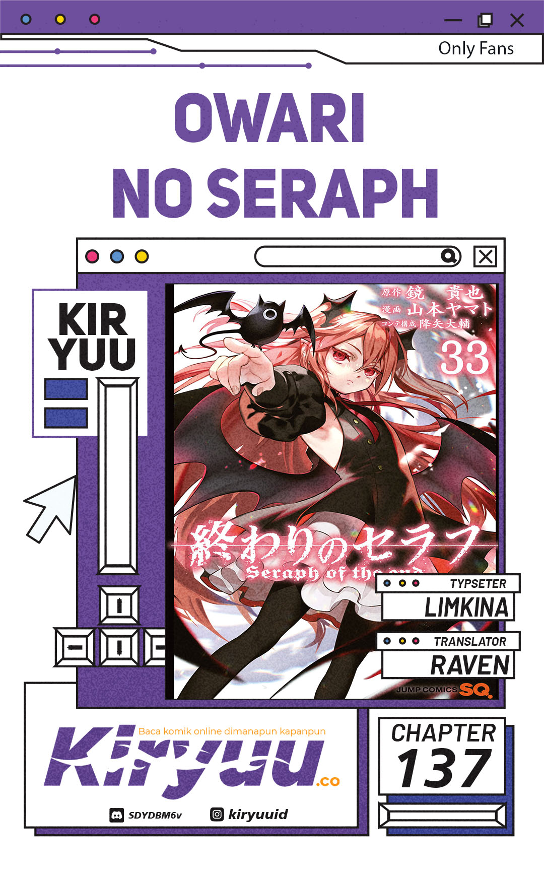 Baca Komik Owari no Seraph Chapter 137 Gambar 1