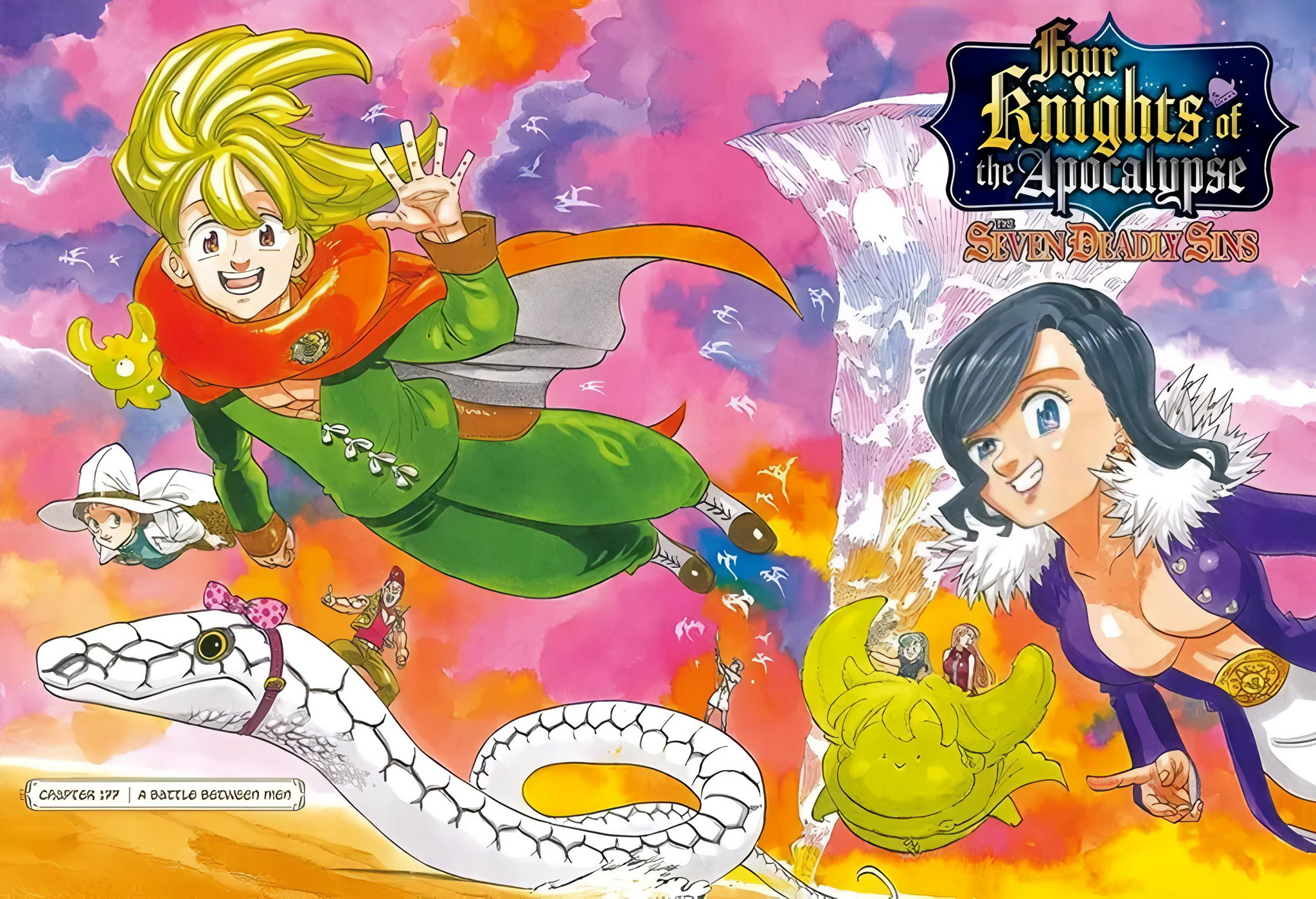 Baca Manga Mokushiroku no Yonkishi Chapter 177 Gambar 2