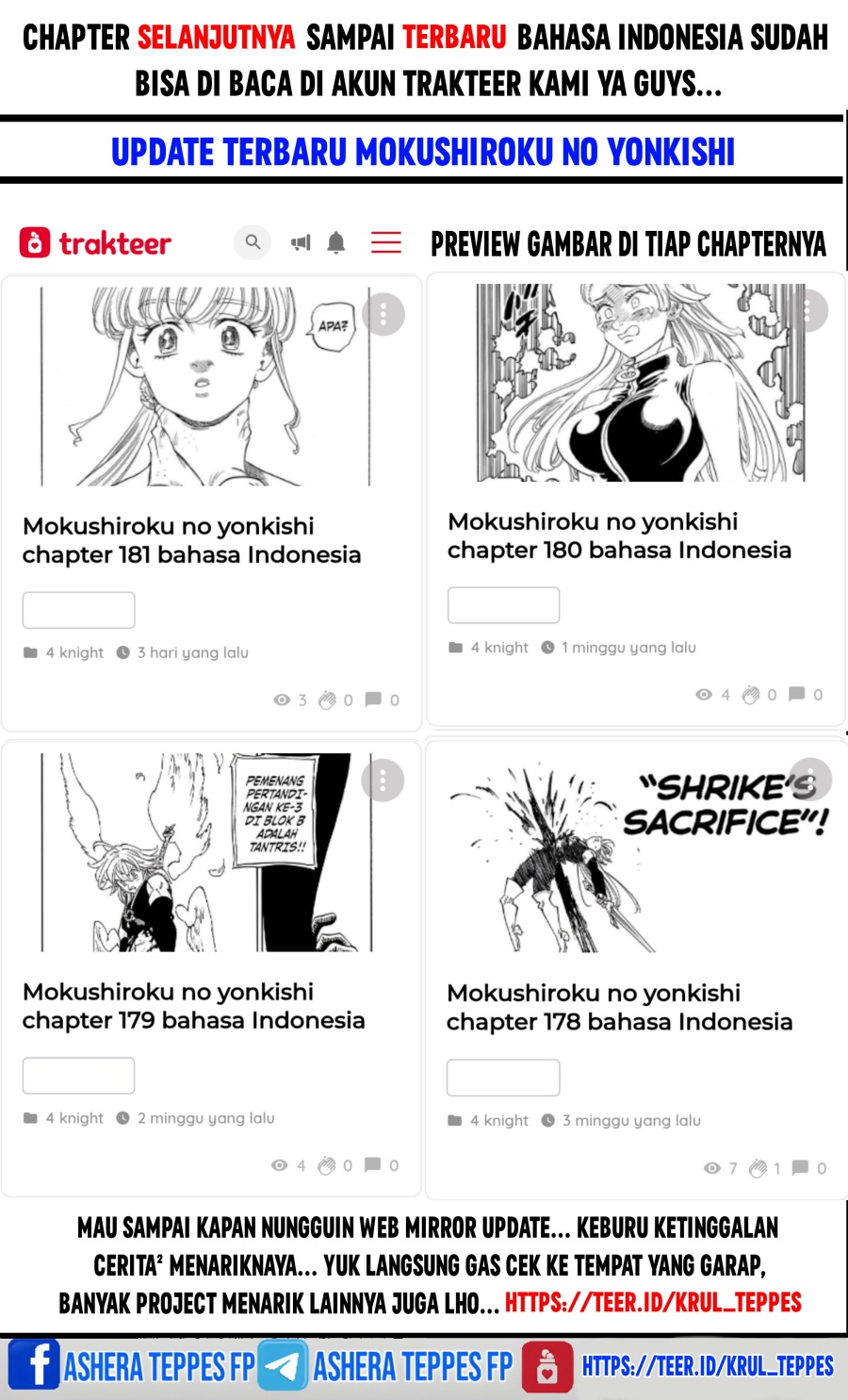 Mokushiroku no Yonkishi Chapter 176 Gambar 23
