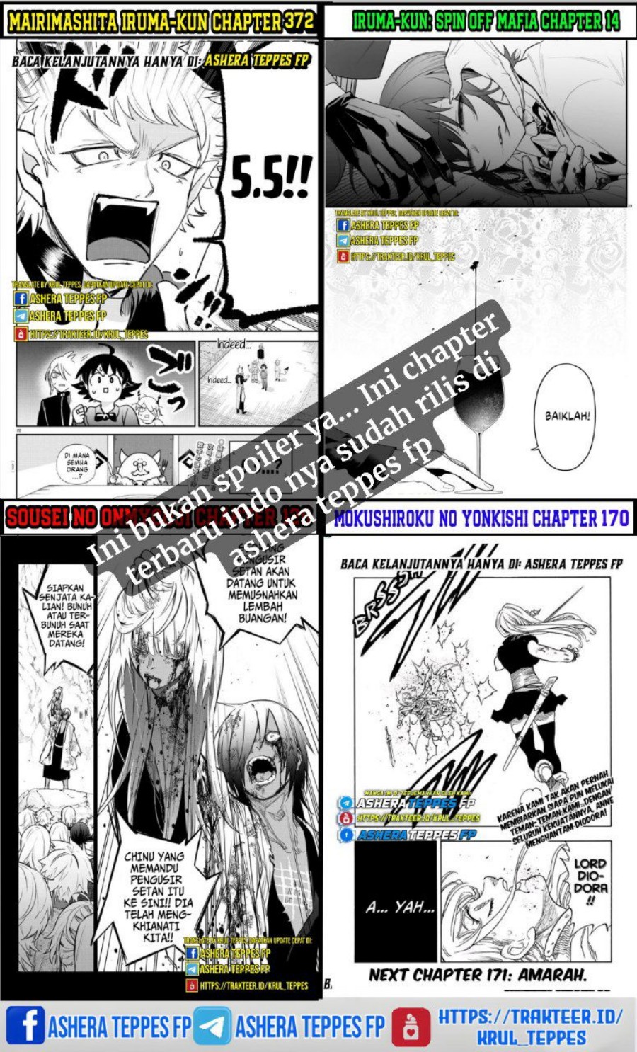 Mokushiroku no Yonkishi Chapter 167 Gambar 23