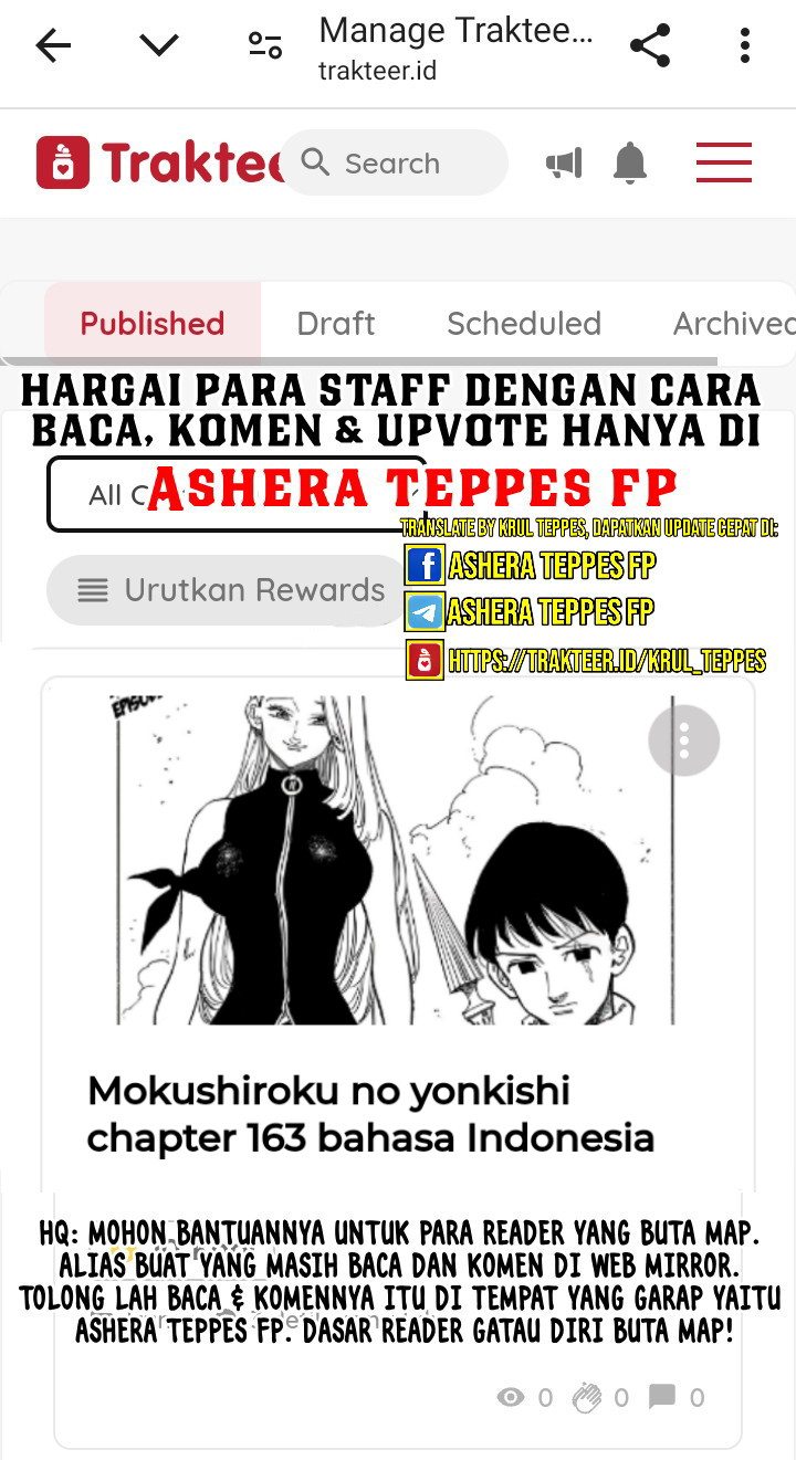 Mokushiroku no Yonkishi Chapter 161 Gambar 21