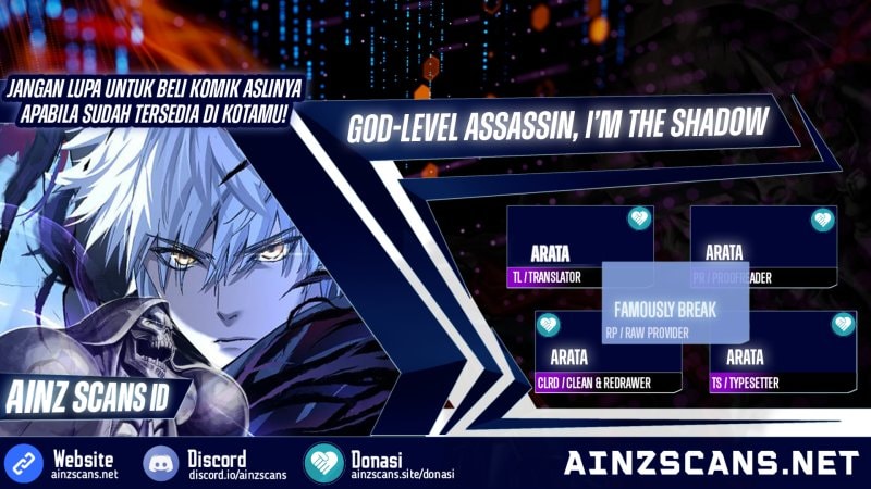 Baca Komik God-level Assassin, I’m the Shadow Chapter 19 Gambar 1