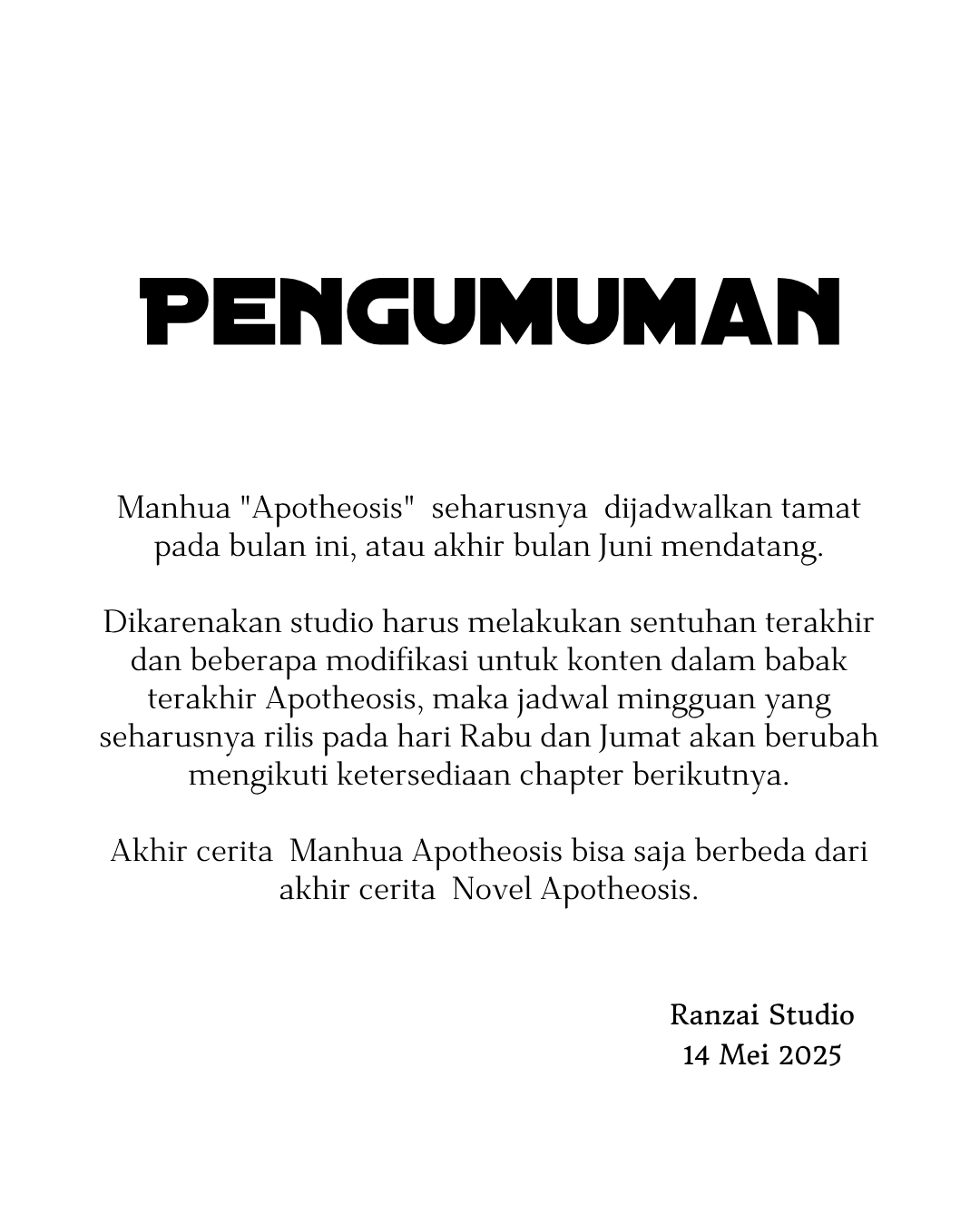 Baca Komik Apotheosis Chapter 1295.5 Gambar 1