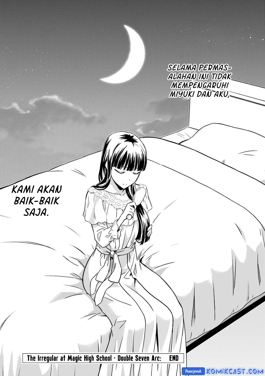 Mahouka Koukou no Rettousei: Double Seven-hen Chapter 32 END Gambar 20