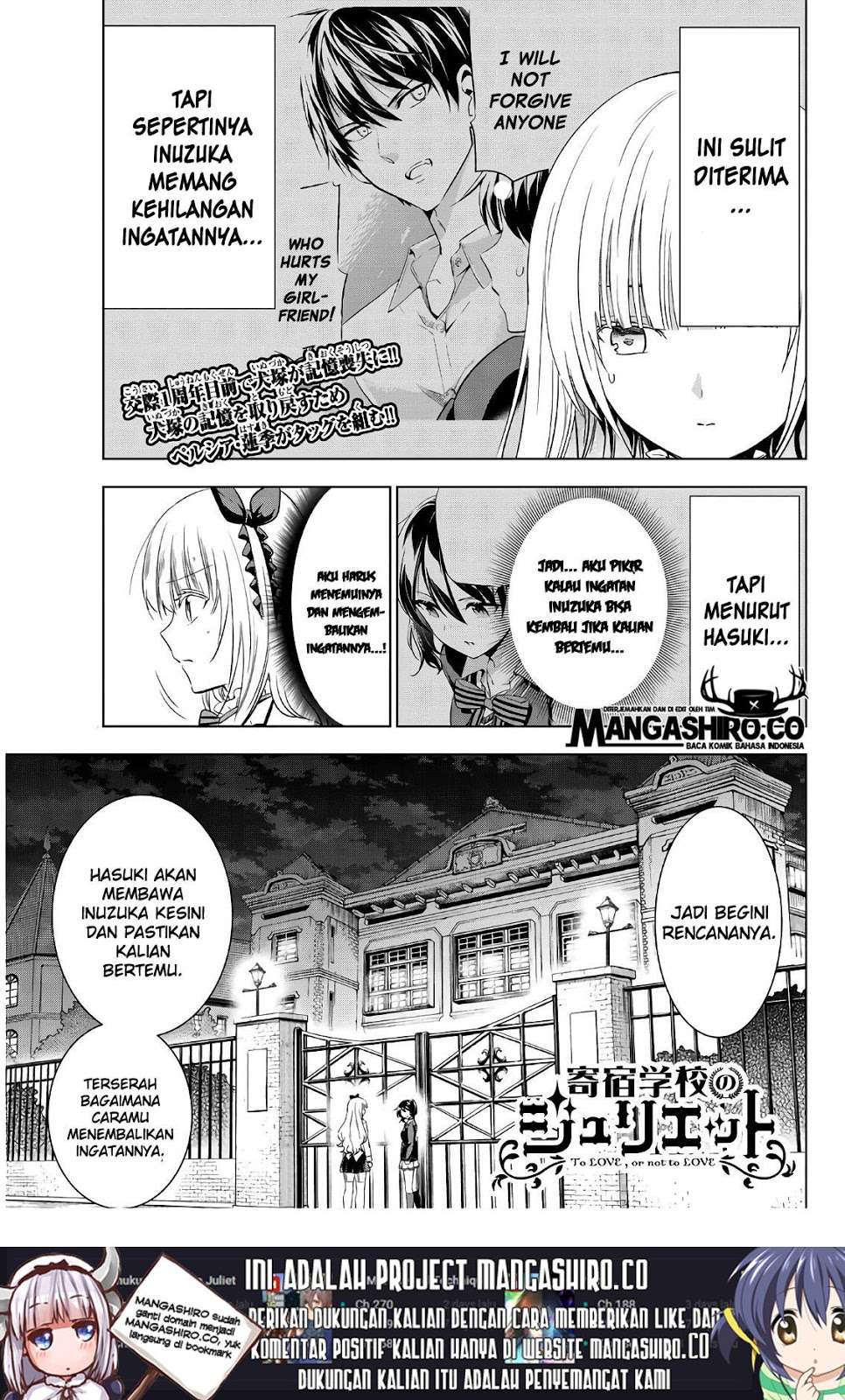 Baca Manga Kishuku Gakkou no Juliet Chapter 77 Gambar 2