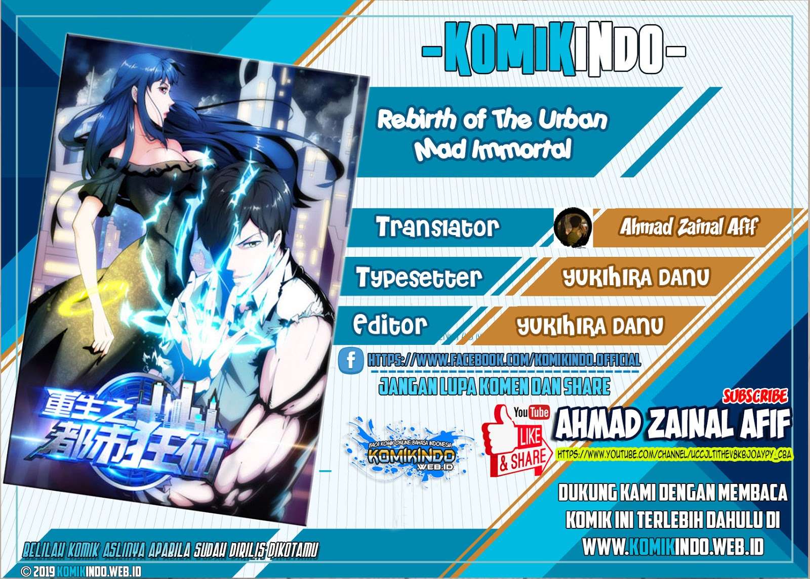 Baca Komik Rebirth Of The Urban Mad Immortal Chapter 44 Gambar 1