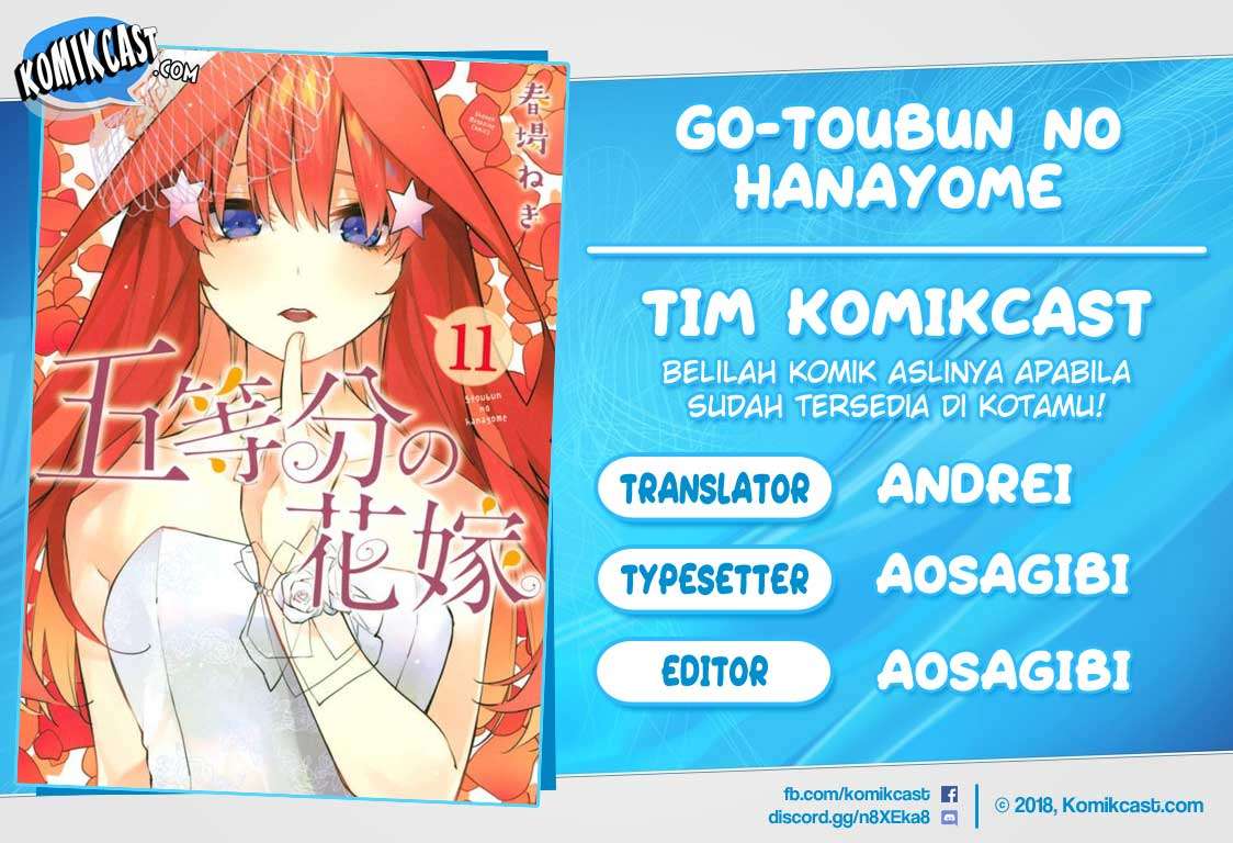 Baca Komik Go-toubun no Hanayome Chapter 107 Gambar 1