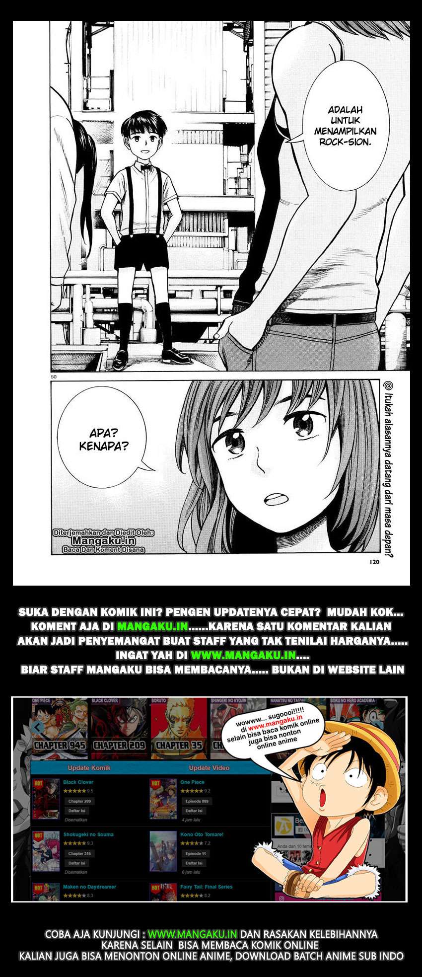 Hinamatsuri Chapter 68 Gambar 50