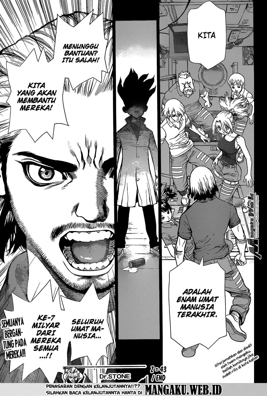 Dr. Stone Chapter 43 Gambar 18