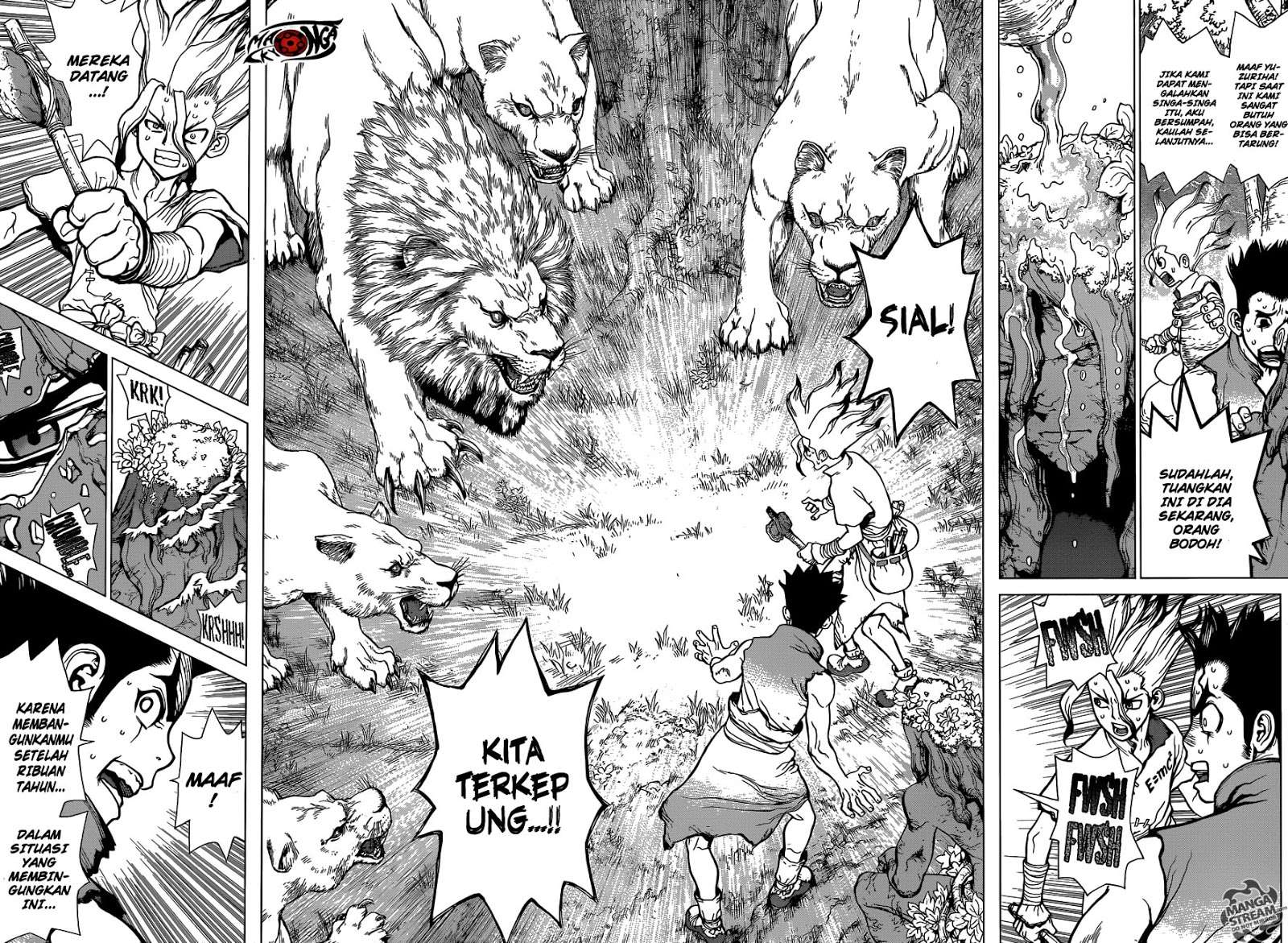 Dr. Stone Chapter 3 Gambar 15