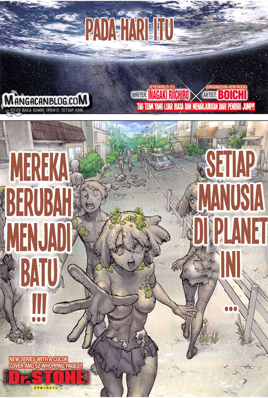 Baca Komik Dr. Stone Chapter 1 Gambar 1