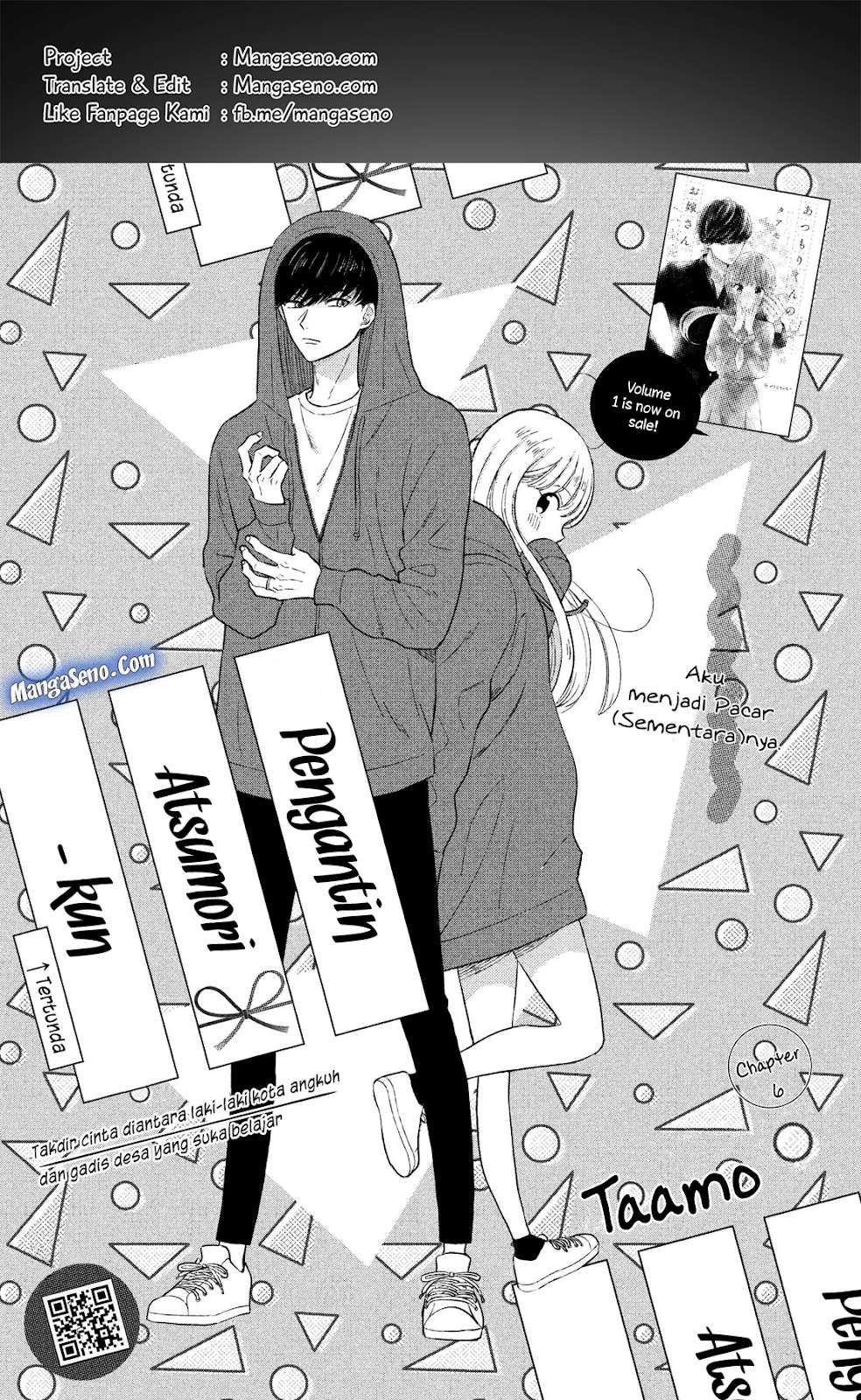 Baca Komik Atsumori-kun no Oyomesan (←Mitei) Chapter 6 Gambar 1