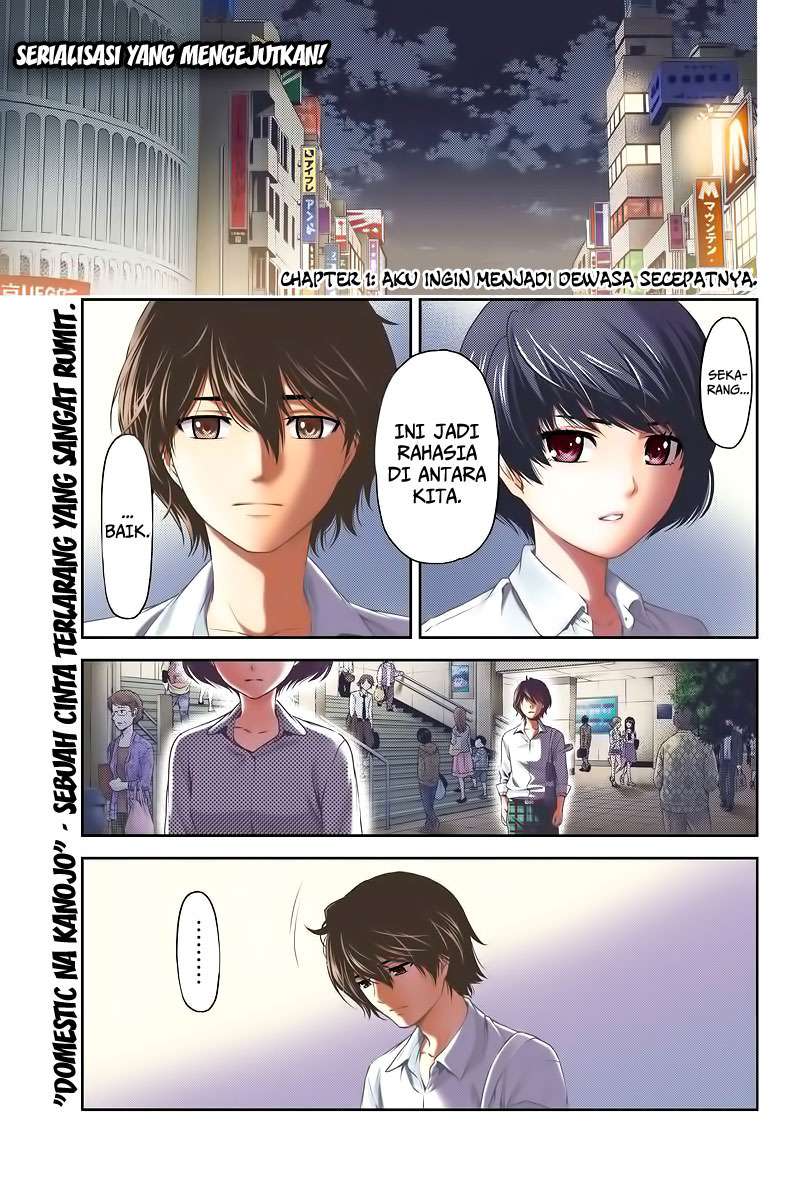 Domestic na Kanojo Chapter 1 Gambar 4