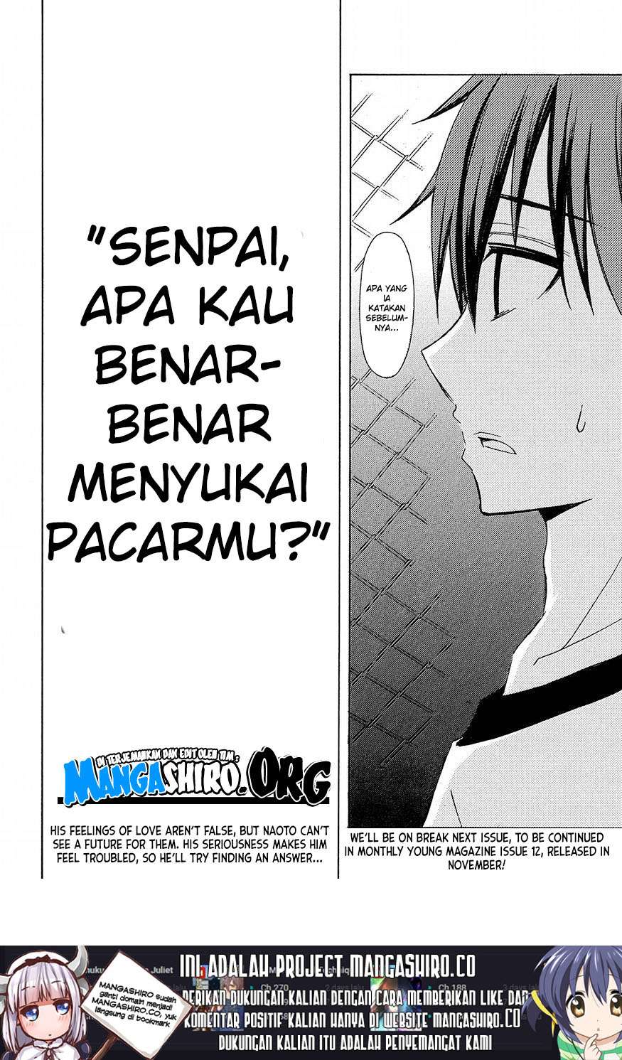 Watari-kun no xx ga Houkai Sunzen Chapter 39 Gambar 32