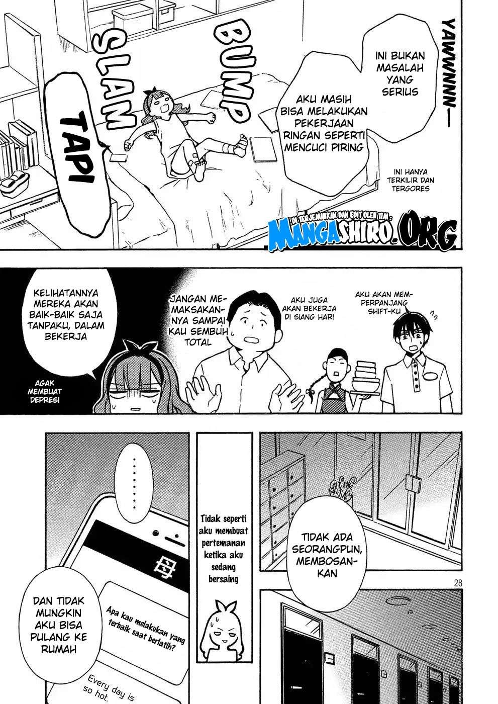 Watari-kun no xx ga Houkai Sunzen Chapter 38 Gambar 29