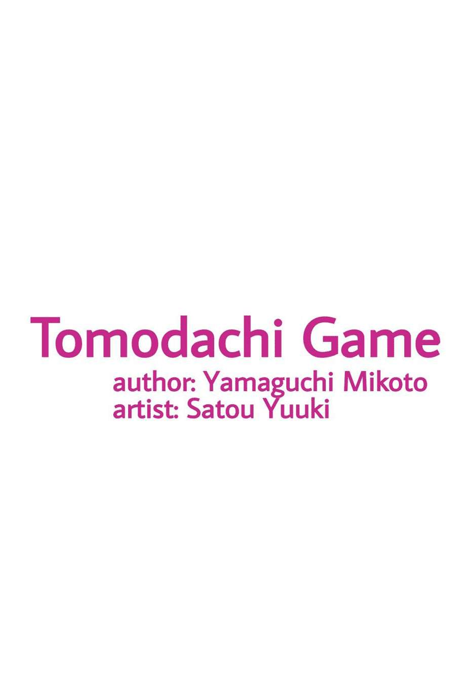 Tomodachi Game Chapter 38 Gambar 4