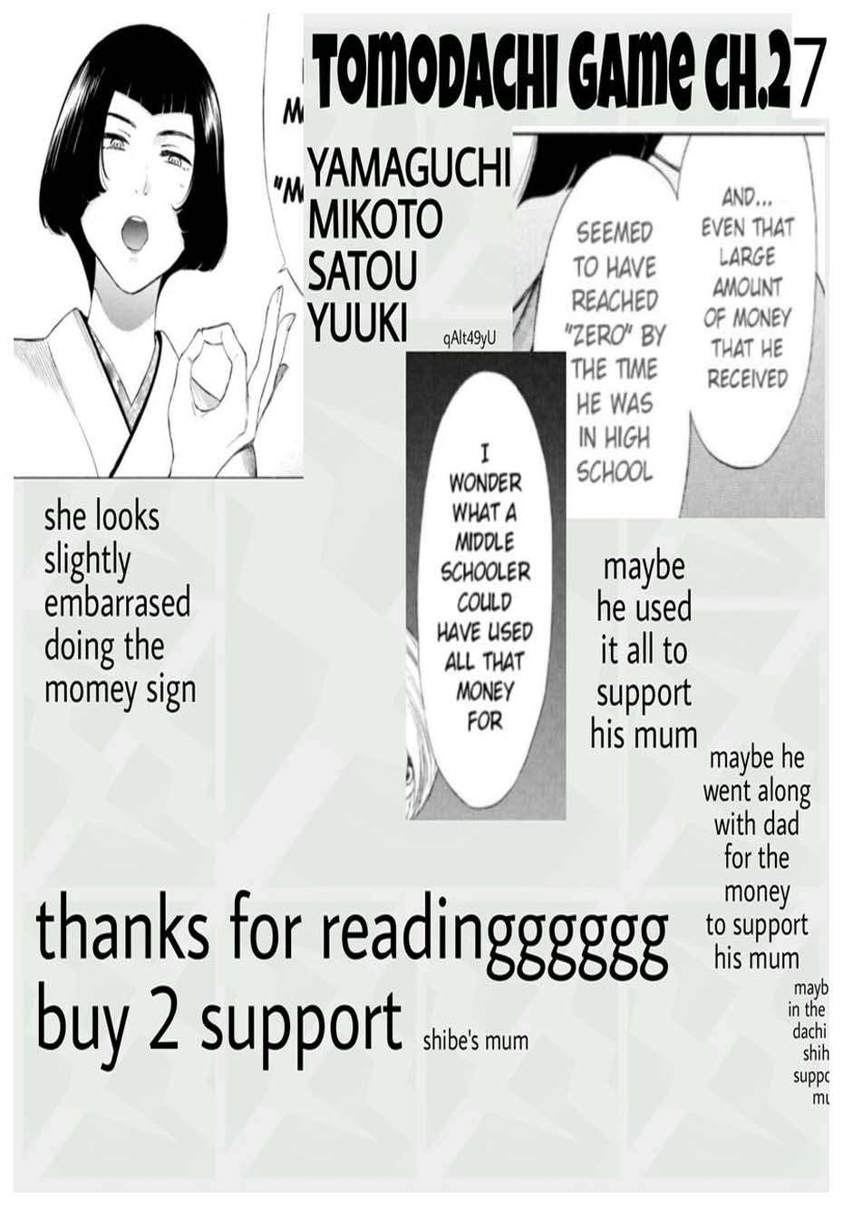 Tomodachi Game Chapter 27 Gambar 36