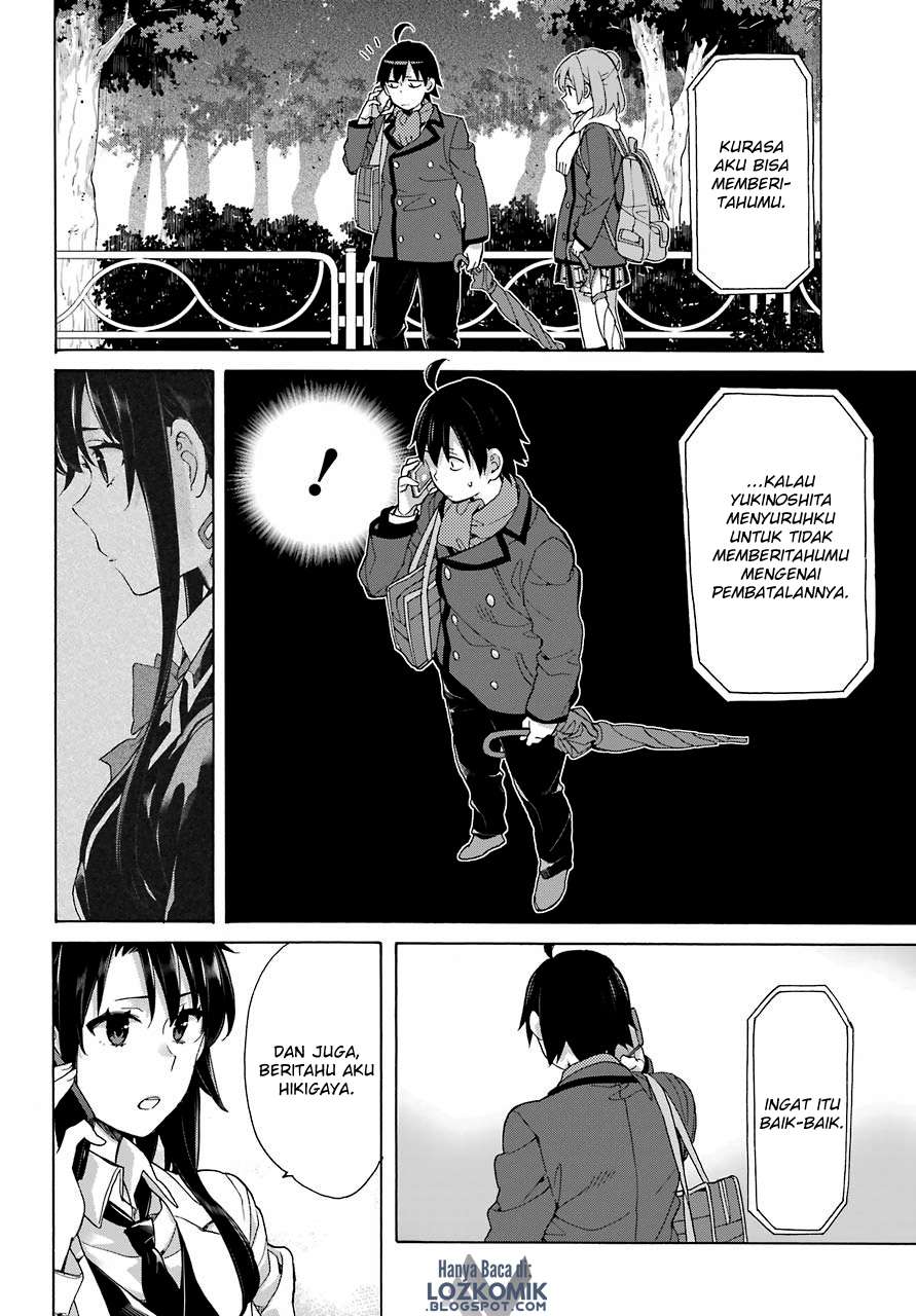 Yahari Ore no Seishun Love Comedy wa Machigatteiru.: Monologue Chapter 74 Gambar 17