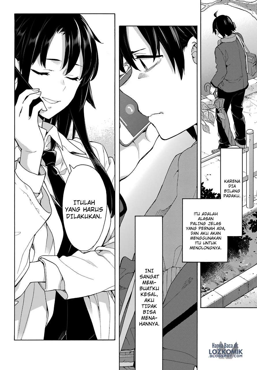 Yahari Ore no Seishun Love Comedy wa Machigatteiru.: Monologue Chapter 74 Gambar 28