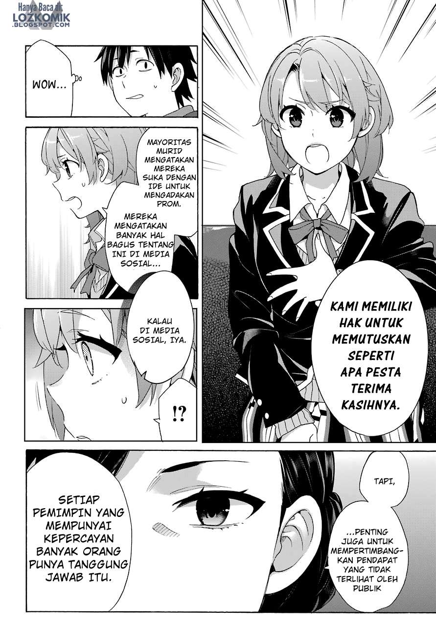 Yahari Ore no Seishun Love Comedy wa Machigatteiru.: Monologue Chapter 72 Gambar 21