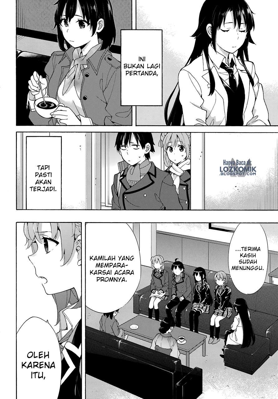 Yahari Ore no Seishun Love Comedy wa Machigatteiru.: Monologue Chapter 72 Gambar 9