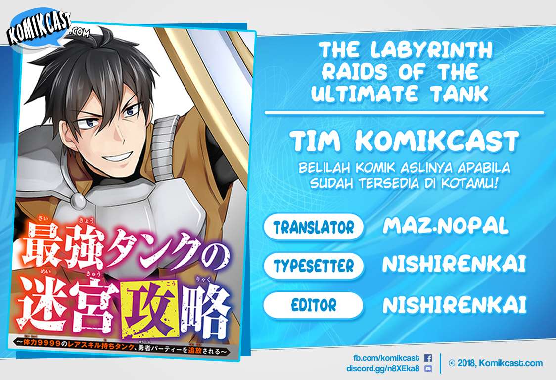 Baca Komik The Labyrinth Raids of the Ultimate Tank ~The Tank Possessing a Rare 9,999 Endurance Skill was Expelled from the Hero Party~ Chapter 6.2 Gambar 1
