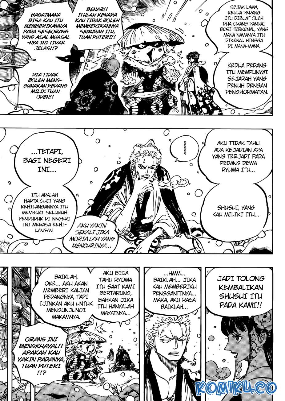 One Piece Chapter 954 Gambar 4