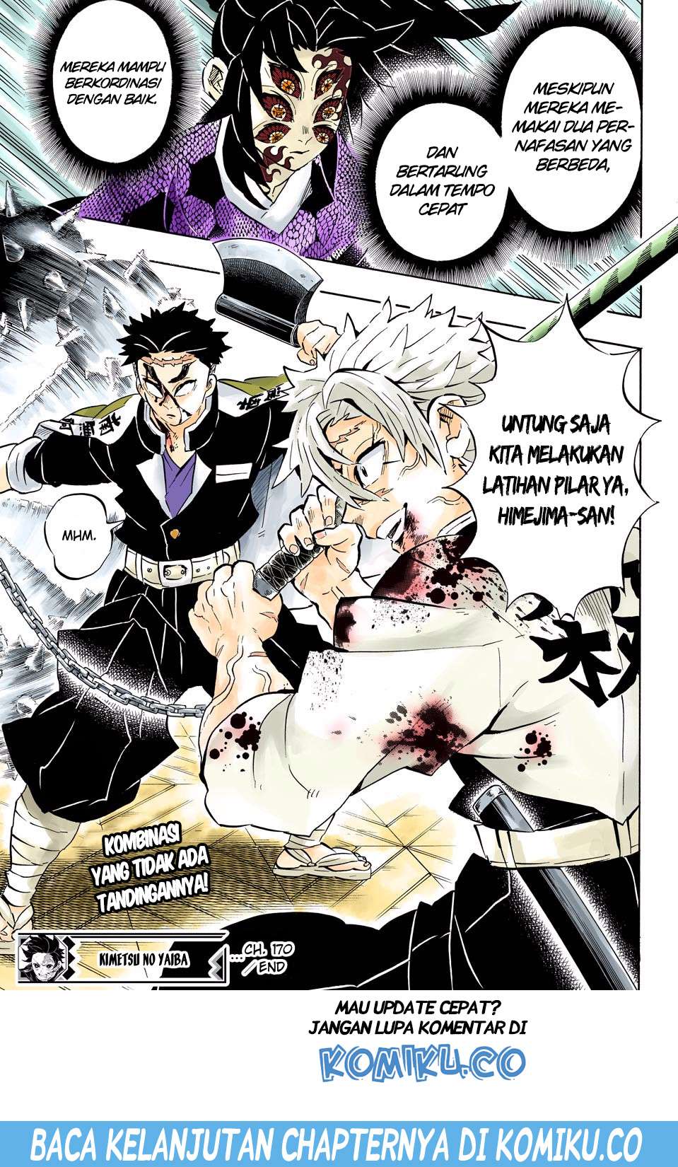 Kimetsu no Yaiba Chapter 170 Gambar 20