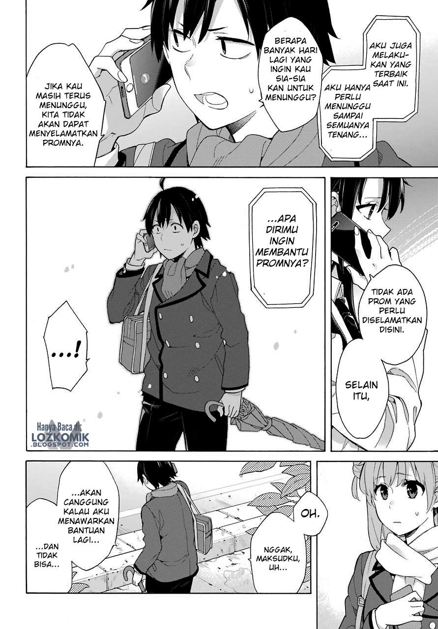 Yahari Ore no Seishun Love Comedy wa Machigatteiru.: Monologue Chapter 74 Gambar 15