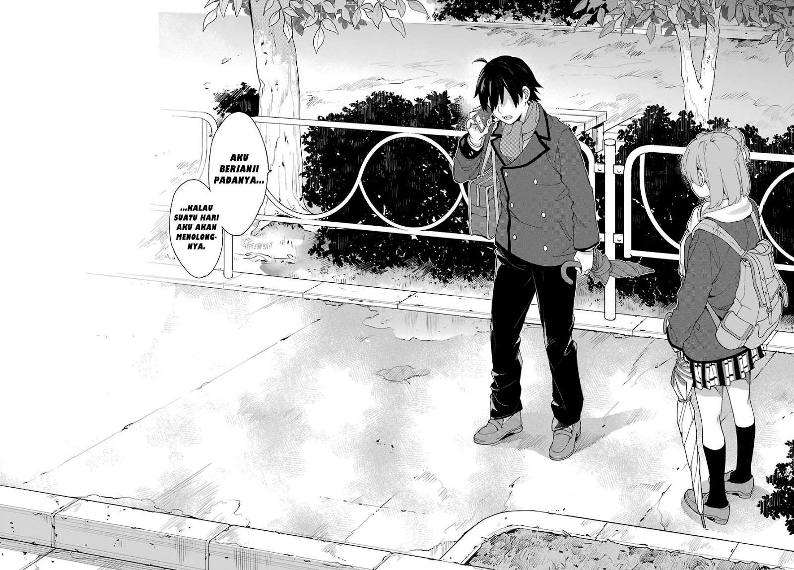 Yahari Ore no Seishun Love Comedy wa Machigatteiru.: Monologue Chapter 74 Gambar 27