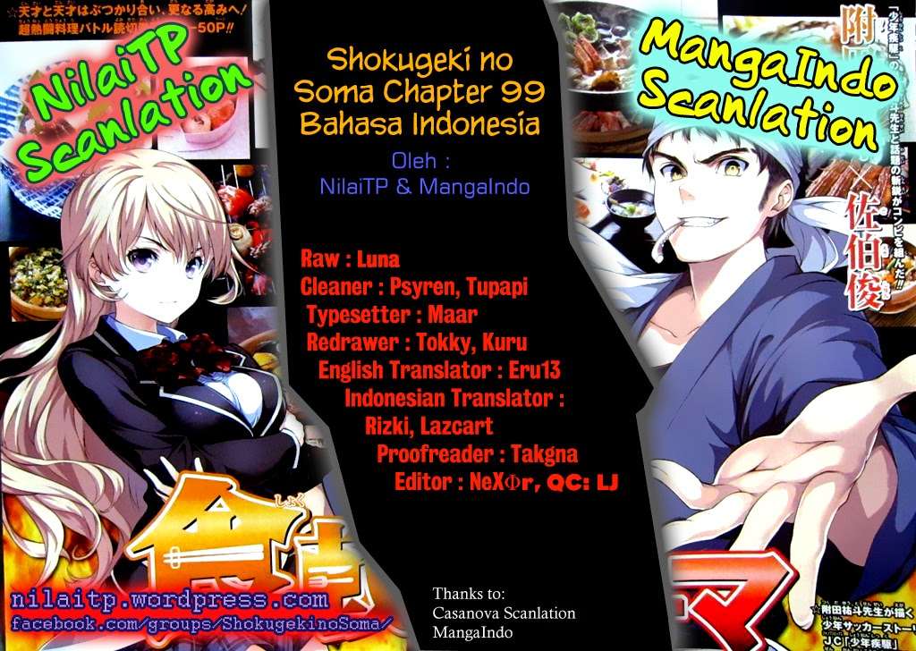 Baca Komik Shokugeki no Souma Chapter 99 Gambar 1