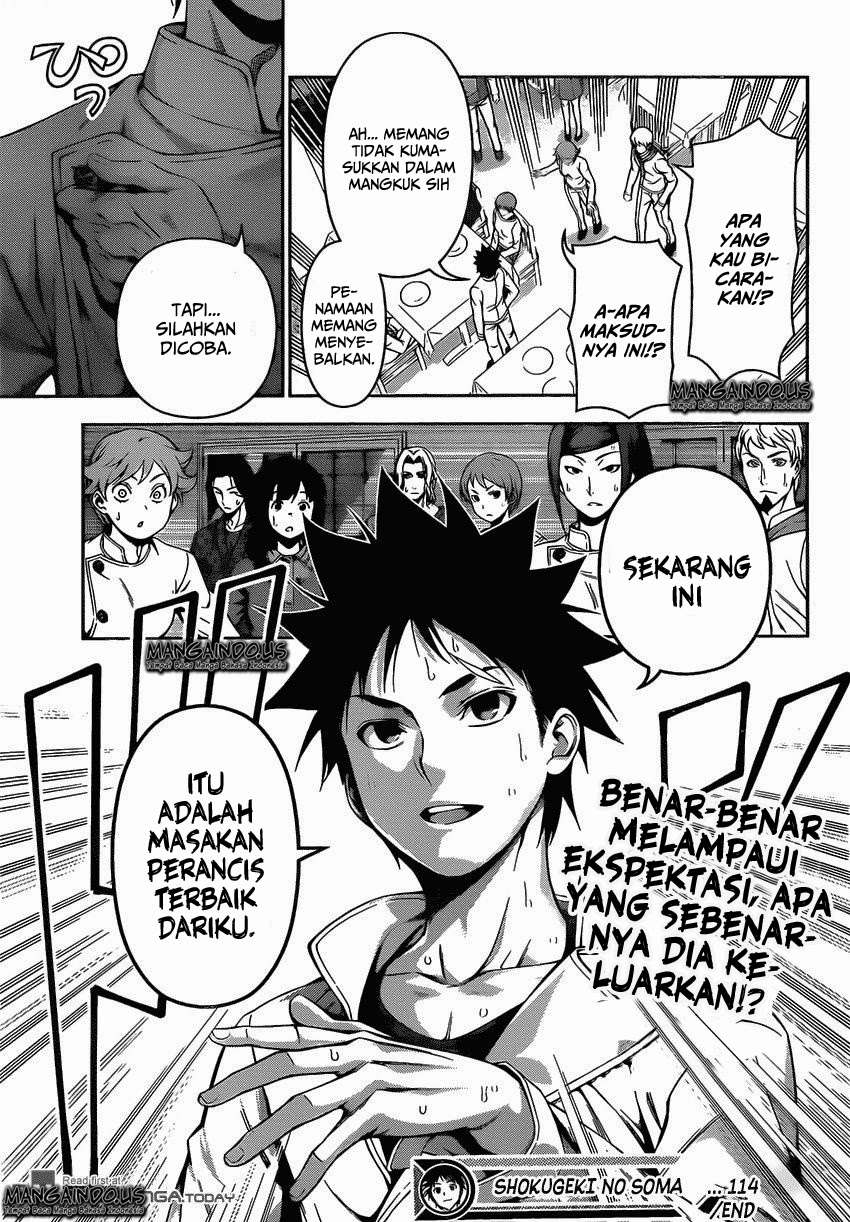 Shokugeki no Souma Chapter 114 Gambar 17